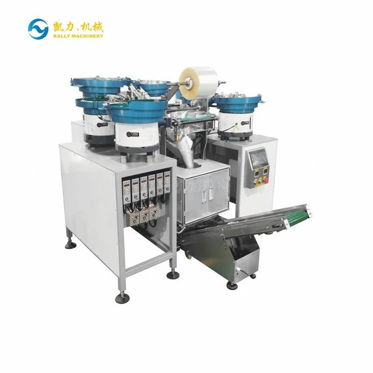 Custom-Made Automatic Counting And Packaging Machine For Electrical Industry Accessories